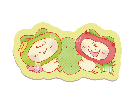 Clover Apple Sticker