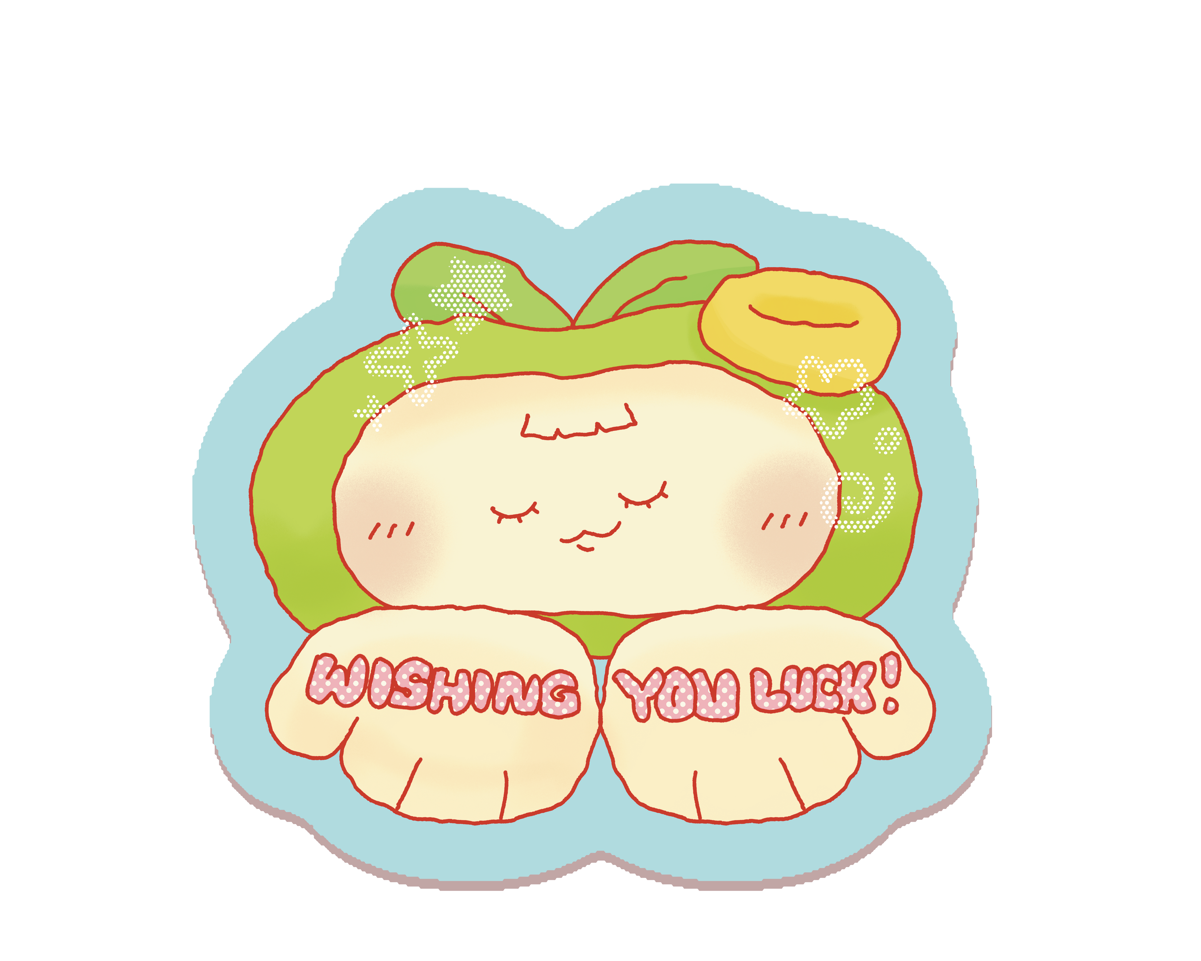 Wishing You Luck Sticker