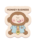 Monkey Business Sticker