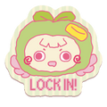 Lock In Sticker