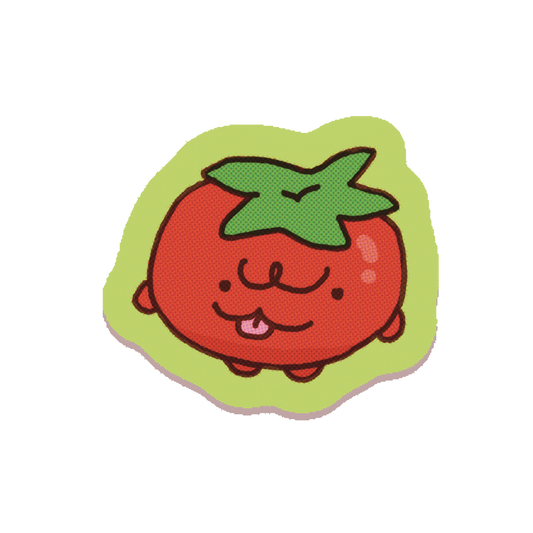 Derpy Tomato Sticker