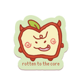 Rotten to the Core Sticker
