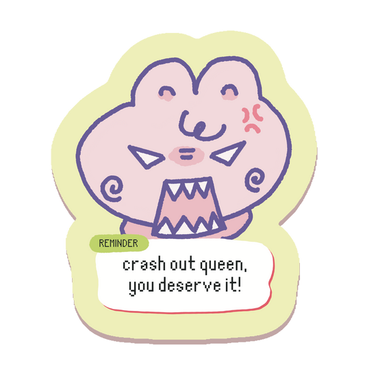 Crash Out Queen Sticker