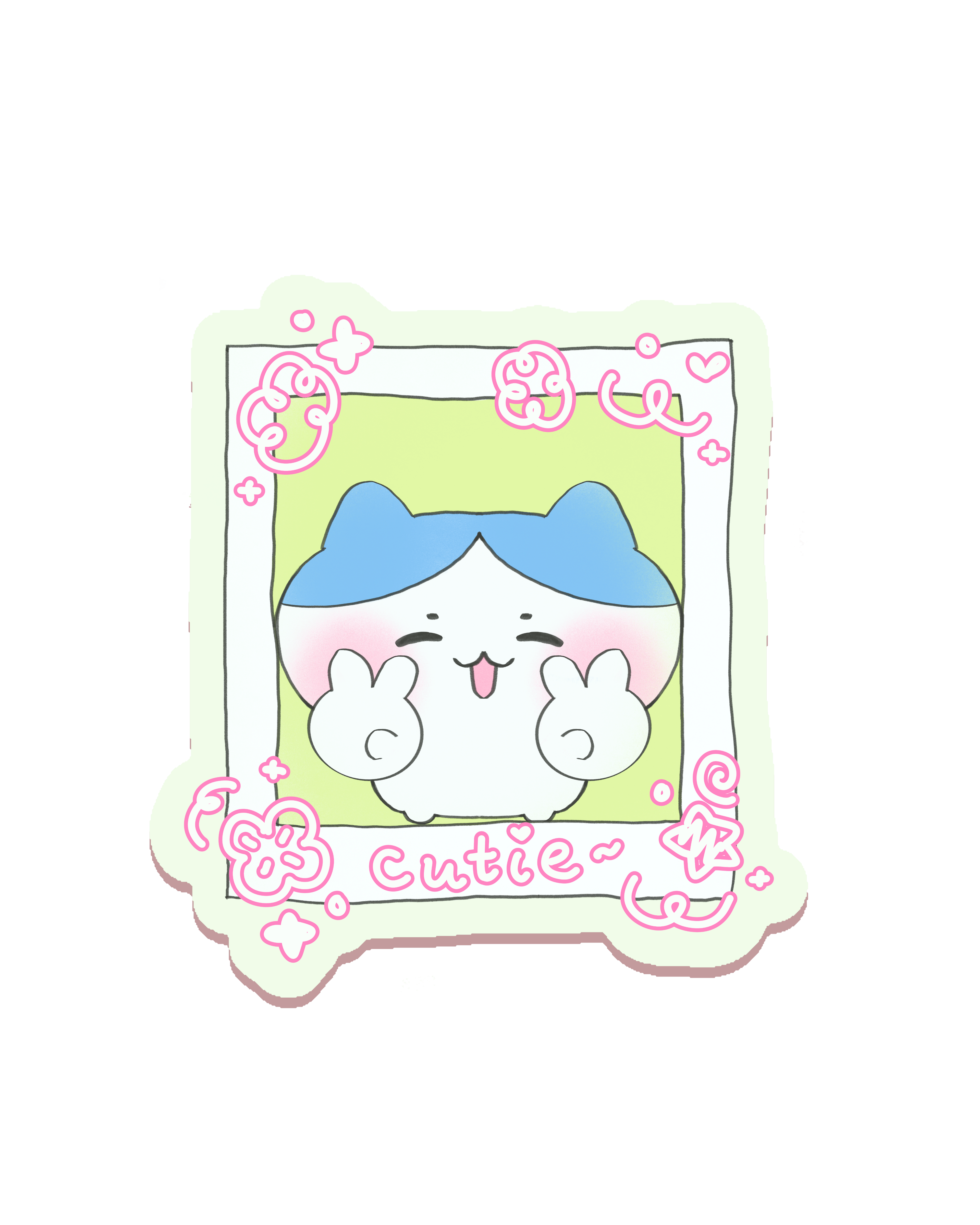 Hachi Sticker