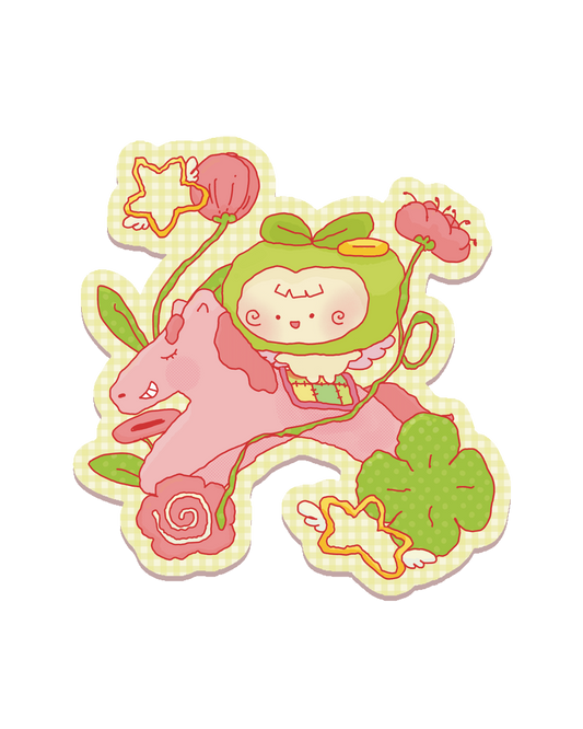 Apple Guy on A Horse