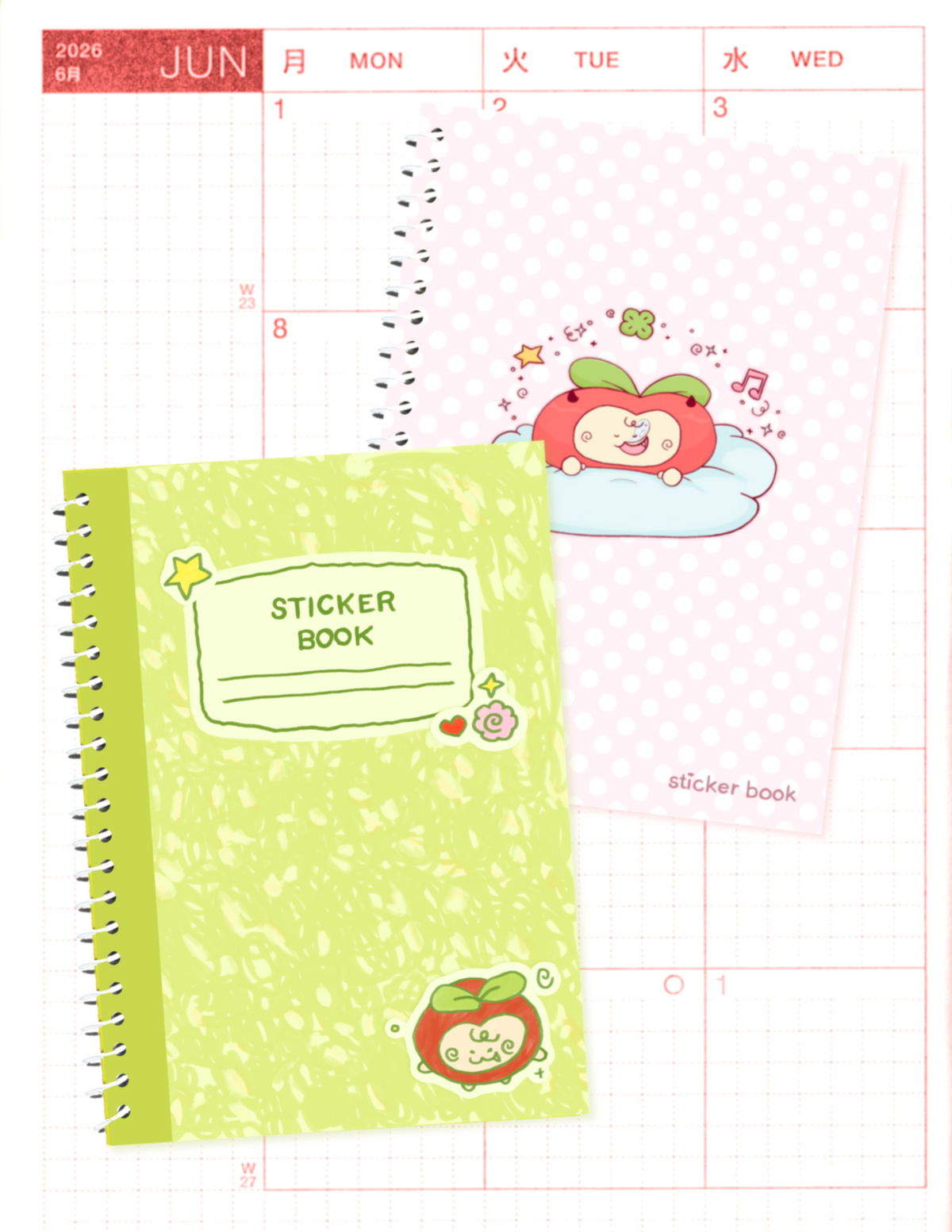 A5 Sticker Notebooks