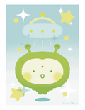 Alien Riso Print