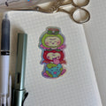 Apples and the World Holographic Sticker
