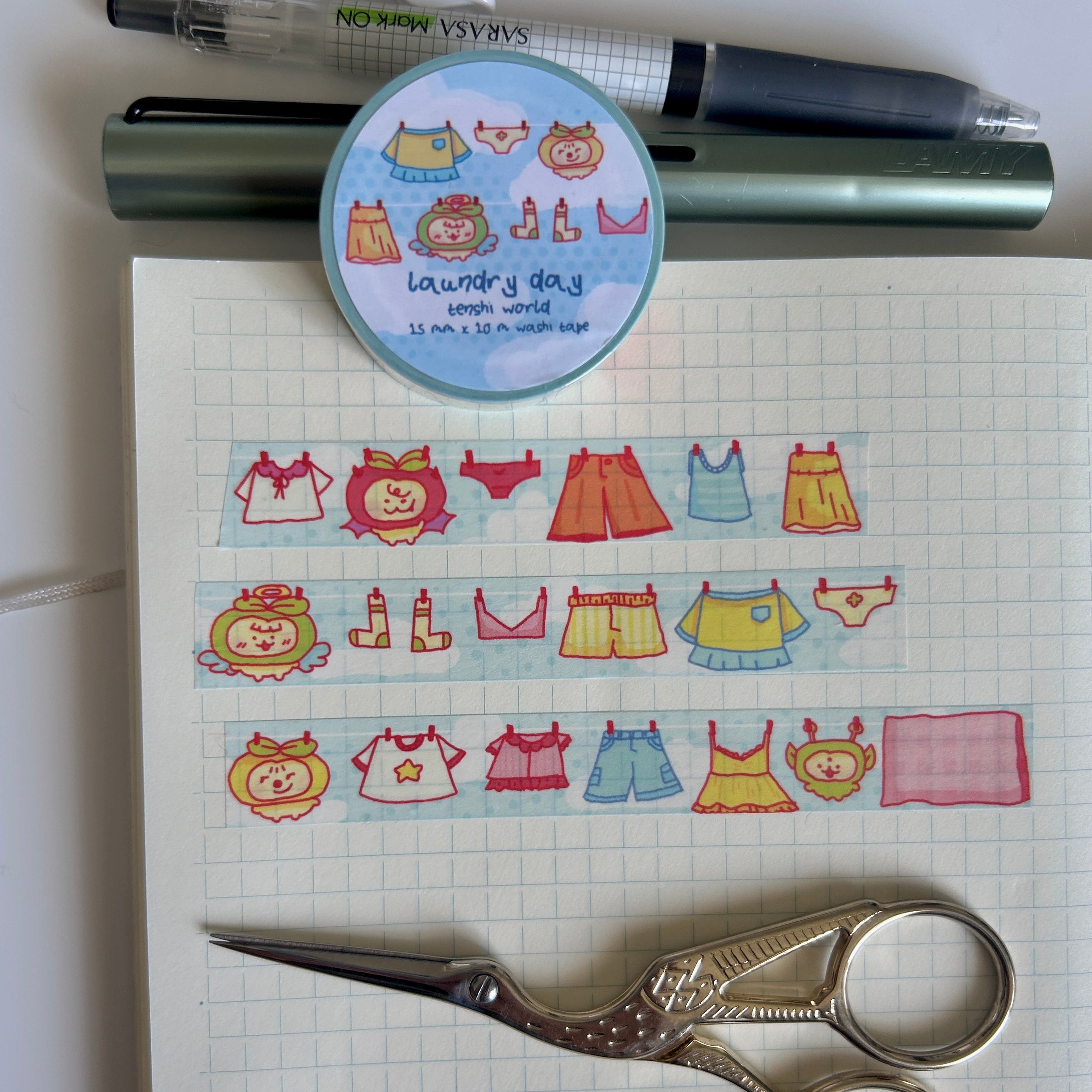 Laundry Day Washi