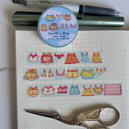 Laundry Day Washi