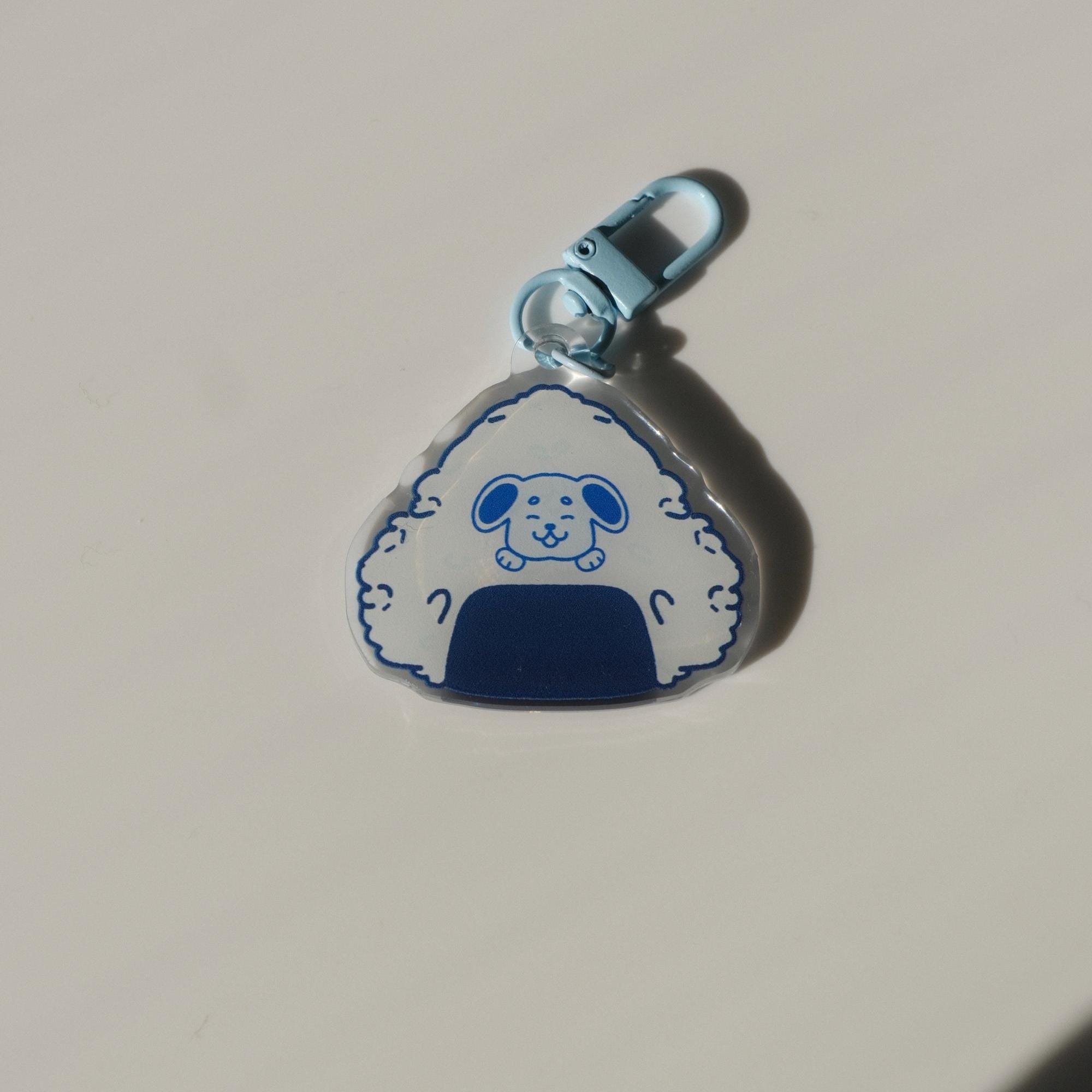 animal onigiri keychains