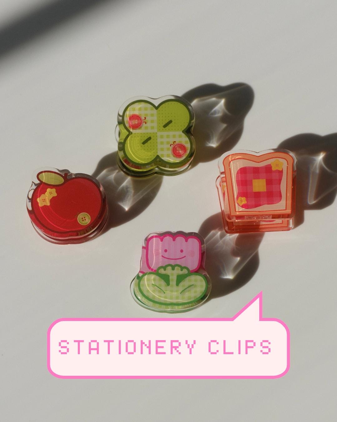 Stationery clips | clips for hobonichi planners journals and chips
