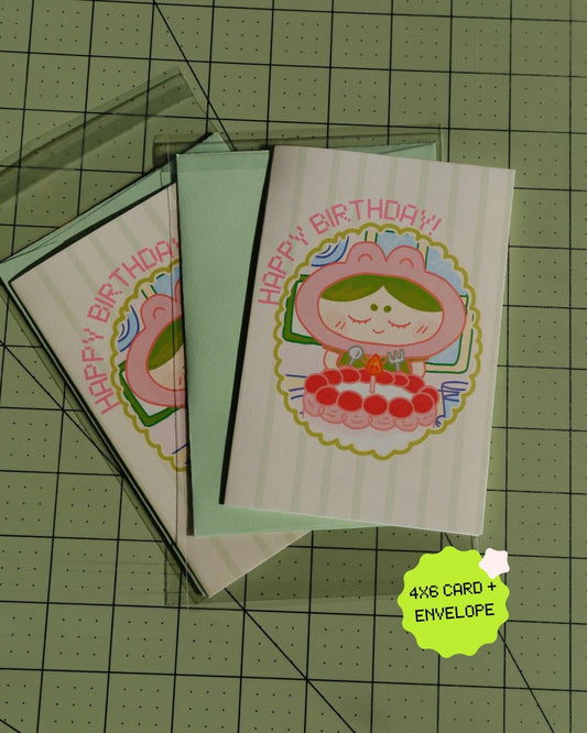 Happy birthday greeting card