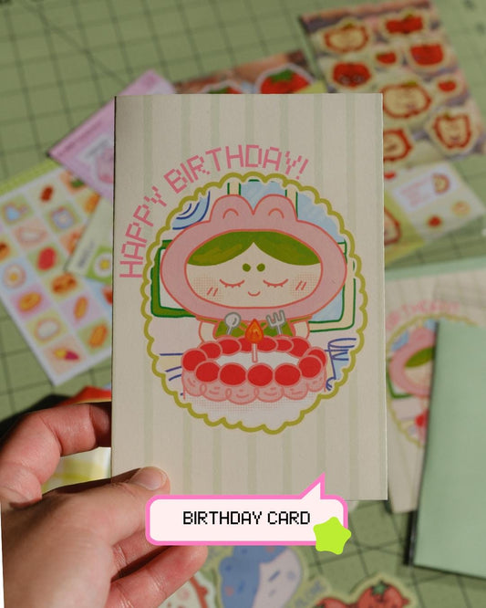 Happy birthday greeting card